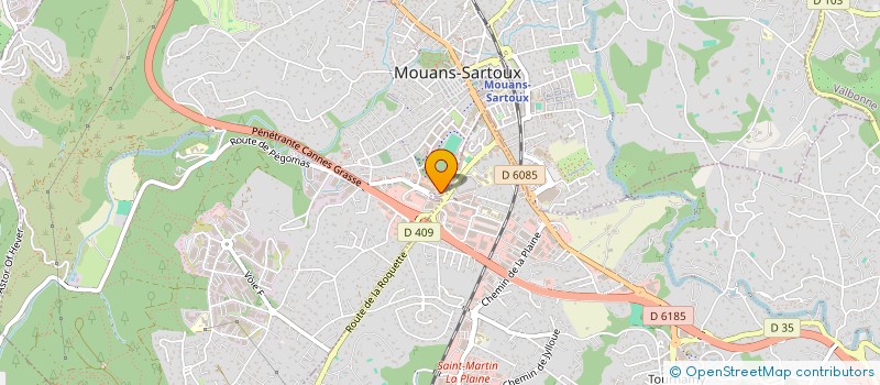 localisation de l'entreprise SOC DOGS SECURITE à MOUANS-SARTOUX