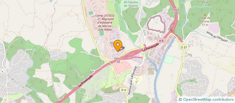 localisation de l'entreprise SOC DONAT DE BATIMENT à FREJUS