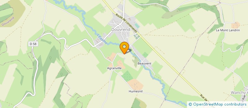 localisation de l'entreprise SOC DONDON ET PESSY à DOUVREND