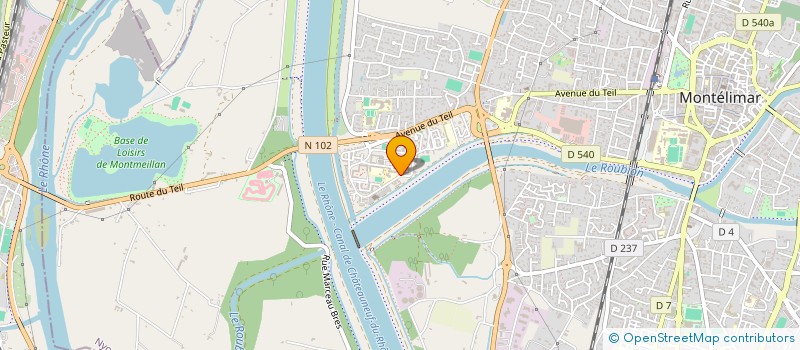 localisation de l'entreprise SOC DROMOISE D'ADAPTATION A VIE ACTIVE  MONTELIMAR