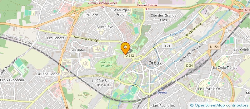 localisation de l'entreprise SOC DROUAISE FOURNITURES MECANIQUES à DREUX