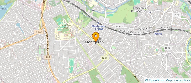 localisation de l'entreprise SOC DU 97 AV DE LA REPUBLIQUE à MONTGERON