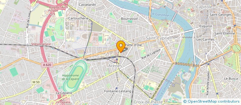 localisation de l'entreprise SOC DU BOULEVARD KOENIGS à TOULOUSE