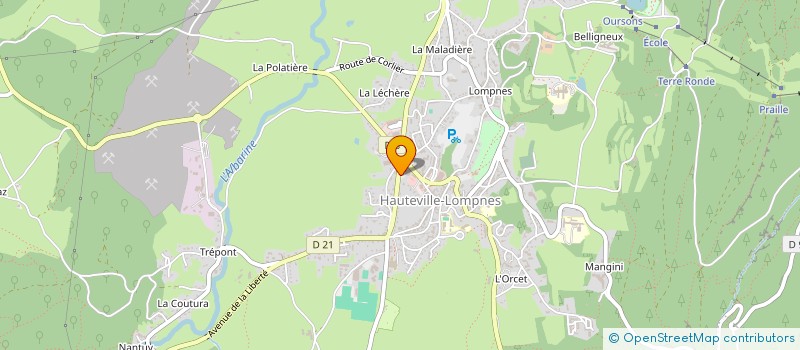 localisation de l'entreprise SOC DU CASINO D'HAUTEVILLE LOMPNES  PLATEAU D'HAUTEVILLE