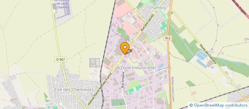 localisation de l'entreprise SOC DU COURRIER DE L'AISNE à LAON