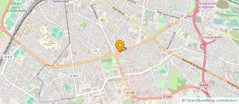 localisation de l'entreprise SOC DU GARAGE DE BRETAGNE à ANGERS