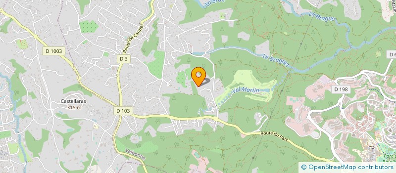 localisation de l'entreprise SOC DU GOLF DU VAL MARTIN  VALBONNE