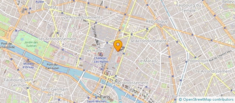 localisation de l'entreprise SOC DU JEUDI à PARIS