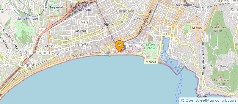 localisation de l'entreprise SOC DU QUAI DES ETATS UNIS à NICE