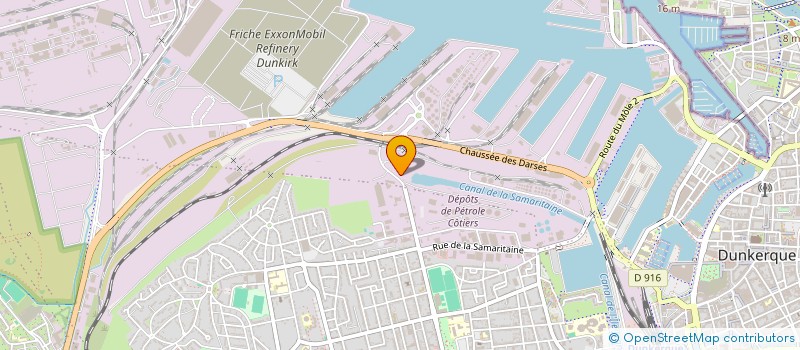 localisation de l'entreprise SOC DUNKERQUOISE VALORISATION MATERIAUX à DUNKERQUE