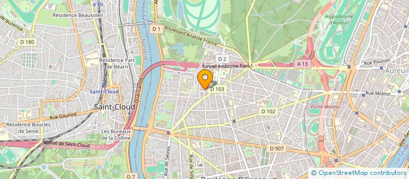 localisation de l'entreprise SOC DUREAU IMMOBILIER RESTAURATION à BOULOGNE-BILLANCOURT