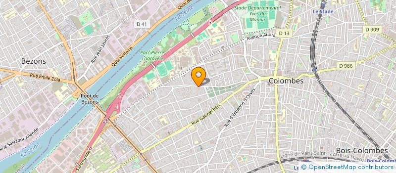 localisation de l'entreprise SOC E 3 à COLOMBES