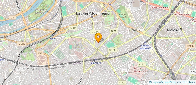 localisation de l'entreprise SOC ECHANGES CIAL INTERNATIONALE à ISSY-LES-MOULINEAUX