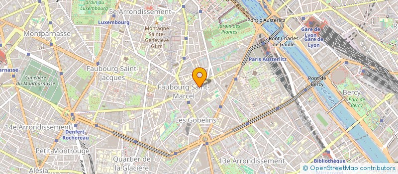 localisation de l'entreprise SOC ECLAIR à PARIS