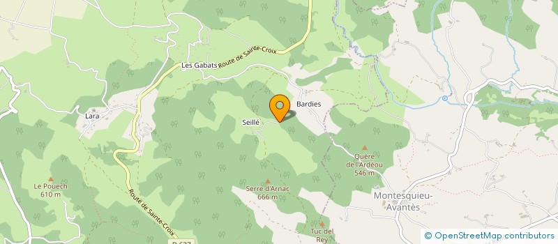localisation de l'entreprise SOC ECOLOGIE APPLIQUEE à MONTEGUT-EN-COUSERANS