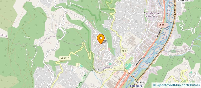 localisation de l'entreprise SOC ECON MIXT IMMO VALL VAR SEMIVAR à CARROS