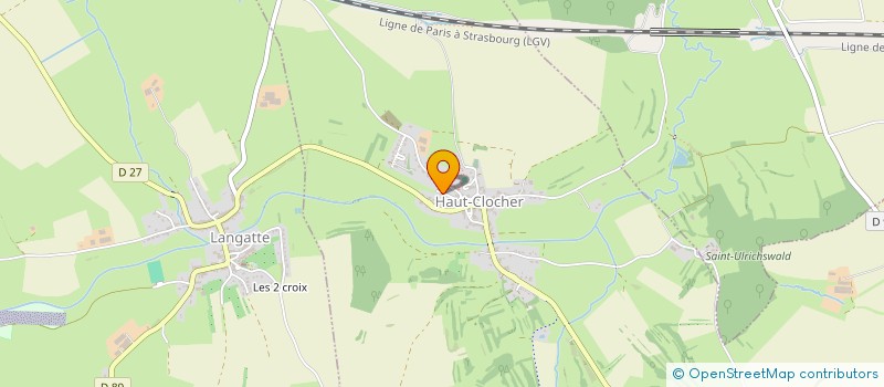 localisation de l'entreprise SOC ECONO MIXTE GESTION COUVENT ST ULRIC  HAUT-CLOCHER