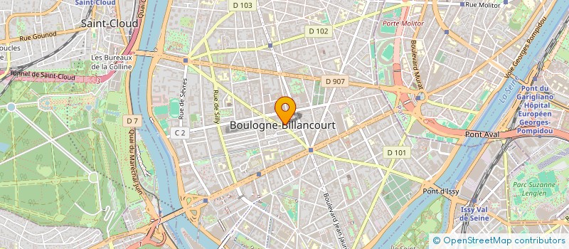 localisation de l'entreprise SOC ECONOM MIXTE AMENAG BOULOGNE BILLANC à BOULOGNE-BILLANCOURT