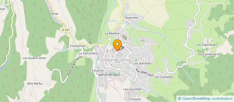 localisation de l'entreprise SOC ECONOM MIXTE AMENAGE VILLARD DE LANS à VILLARD-DE-LANS