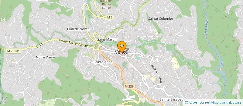 localisation de l'entreprise SOC ECONOMIE MIXTE DE VENCE  VENCE