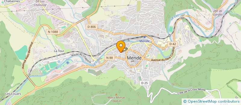 localisation de l'entreprise SOC ECONOMIE MONTAGNARDE DE LOZERE à MENDE