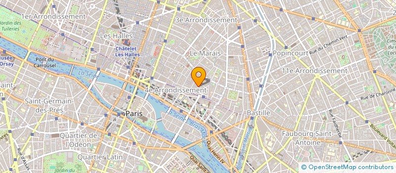 localisation de l'entreprise SOC EDEL BOUCHERIE CHARCUTER87 à PARIS