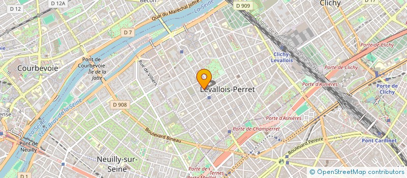 localisation de l'entreprise SOC EDITEURS JOURNALISTES ASSOCIES à LEVALLOIS-PERRET