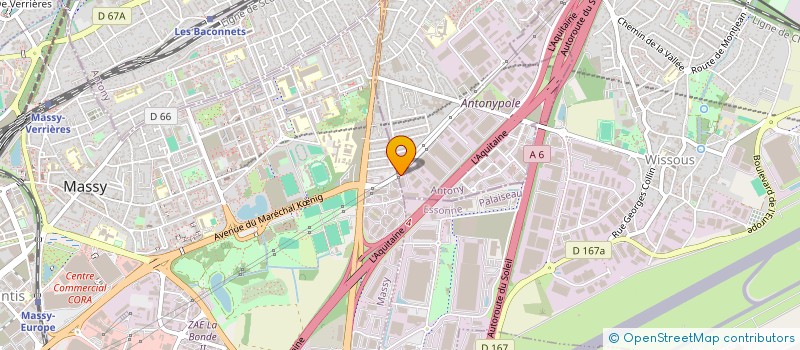 localisation de l'entreprise SOC EDITION DIFFUSION ARTS LOISIRS à ANTONY