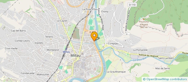 localisation de l'entreprise SOC EDITION ELEVEURS BREBIS à MILLAU
