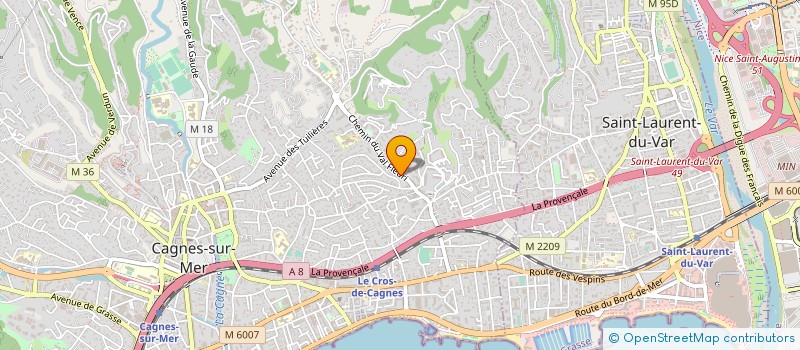 localisation de l'entreprise SOC EDITIONS DEFOURS à CAGNES-SUR-MER