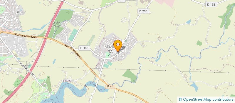 localisation de l'entreprise SOC EDUC POP ST PIERRE SECTION THEATRE  MAZIERES-EN-MAUGES