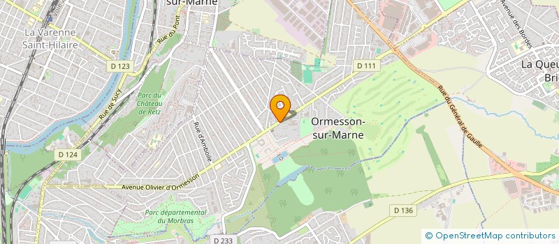 localisation de l'entreprise SOC EDUCATION POPULAIRE à ORMESSON-SUR-MARNE