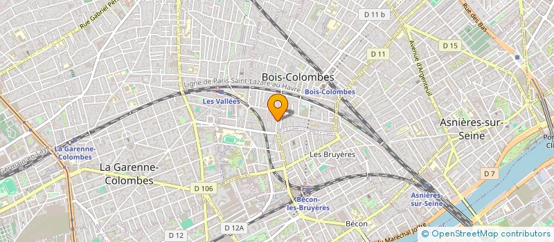 localisation de l'entreprise SOC EGELEC ELECTRICITE à BOIS-COLOMBES