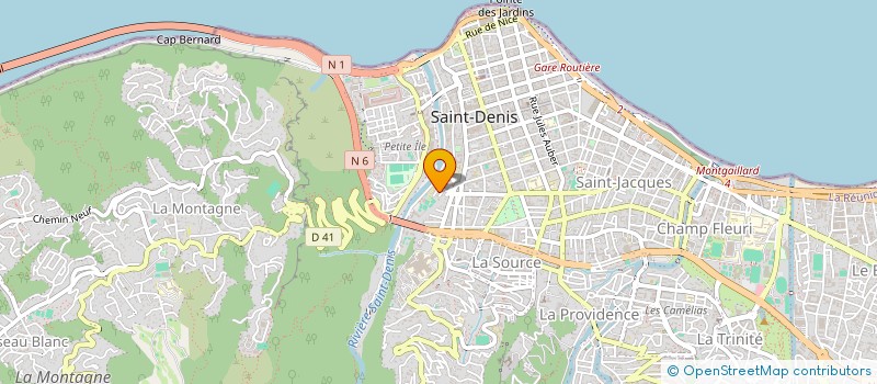 localisation de l'entreprise SOC ELAGAGE ESPACE VERT ET EBENISTERIE à SAINT-DENIS