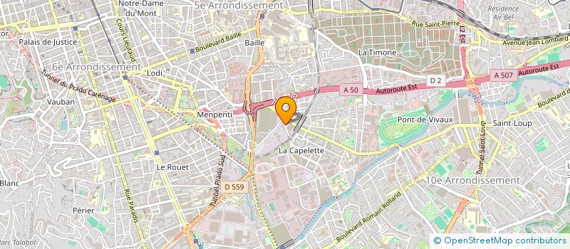 localisation de l'entreprise SOC ELECT ALARME & FERMETURE AUTOMATIQUE à MARSEILLE
