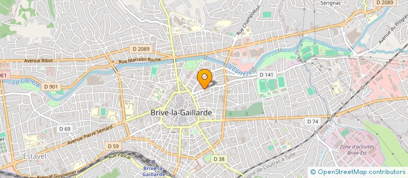 localisation de l'entreprise SOC ELECTRIC AUTO-BRIVISTE à BRIVE-LA-GAILLARDE