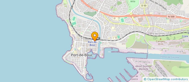 localisation de l'entreprise SOC ELECTRIC PLOMBERIE ET INTERVENTION  PORT-DE-BOUC