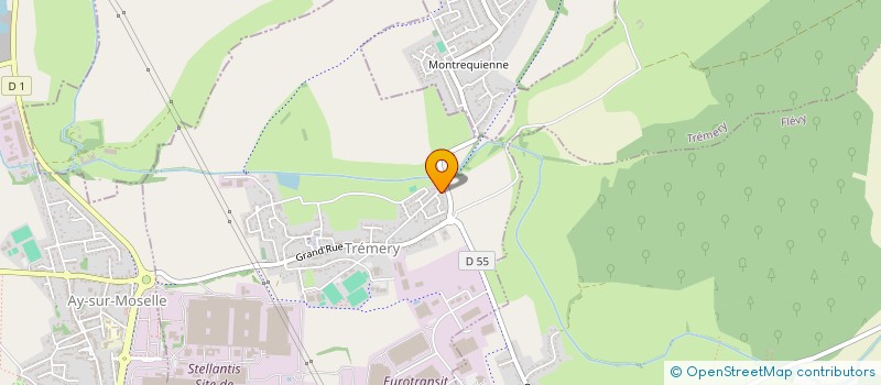 localisation de l'entreprise SOC ELECTRICITE ET CANALISATION DE L EST à TREMERY