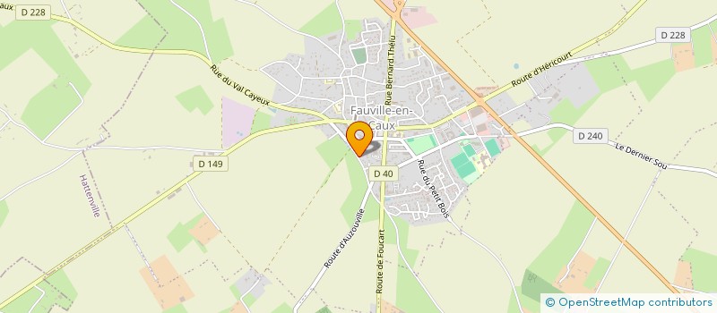 localisation de l'entreprise SOC ELECTRICITE FAUVILLAISE  TERRES-DE-CAUX