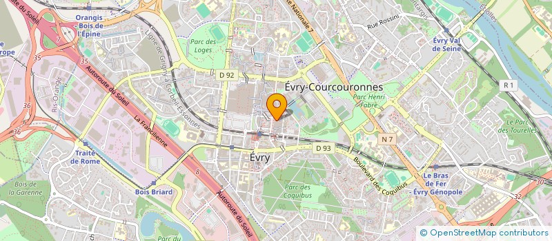 localisation de l'entreprise SOC ELECTRICITE GEN INDUSTRIE BATIMENT à EVRY-COURCOURONNES