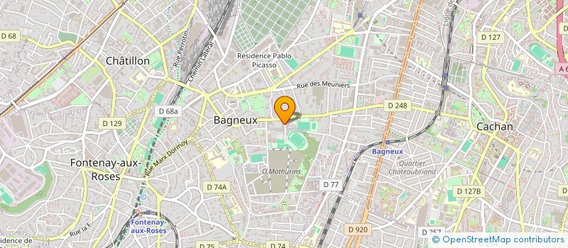 localisation de l'entreprise SOC ELECTRICITE GENERALE ET INFORMATIQUE à BAGNEUX