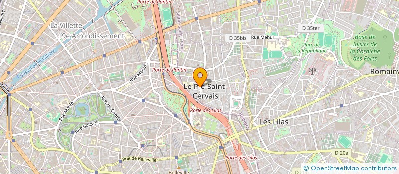 localisation de l'entreprise SOC ELECTRICITE GENERALE PARISI à LE PRE-SAINT-GERVAIS