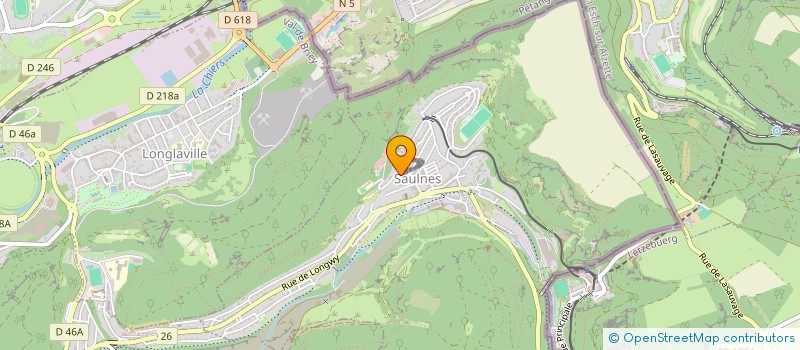 localisation de l'entreprise SOC ELECTROTHERMIQUES DANKO  SAULNES