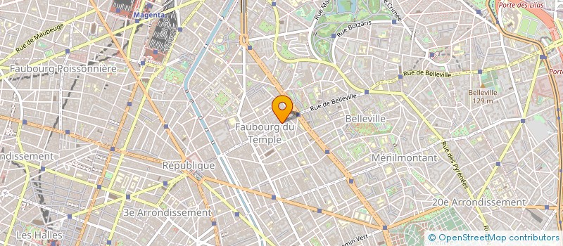 localisation de l'entreprise SOC ELVIS à PARIS