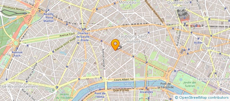 localisation de l'entreprise SOC ELYSEES RESTAURATION à PARIS