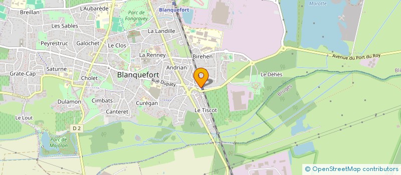 localisation de l'entreprise SOC EMBOUTEILLAGE DEHEZ à BLANQUEFORT