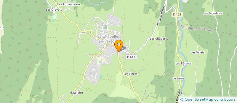 localisation de l'entreprise SOC EN NOM COLLECTIF FEPI à LA CHAPELLE-EN-VERCORS