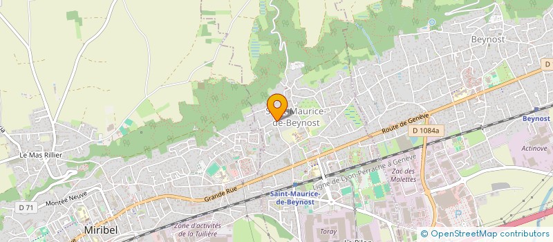 localisation de l'entreprise SOC EN NOM COLLECTIF LA BOURSE  SAINT-MAURICE-DE-BEYNOST