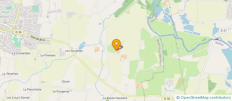 localisation de l'entreprise SOC EN PARTICIP BOUREL GERARD & MIE-ANNI  BREAL-SOUS-MONTFORT