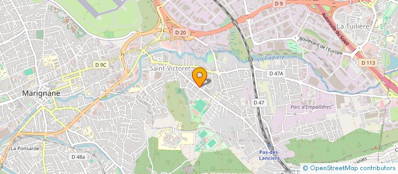 localisation de l'entreprise SOC EN PARTICIPATION ANNALORO DELAUNOIS à SAINT-VICTORET
